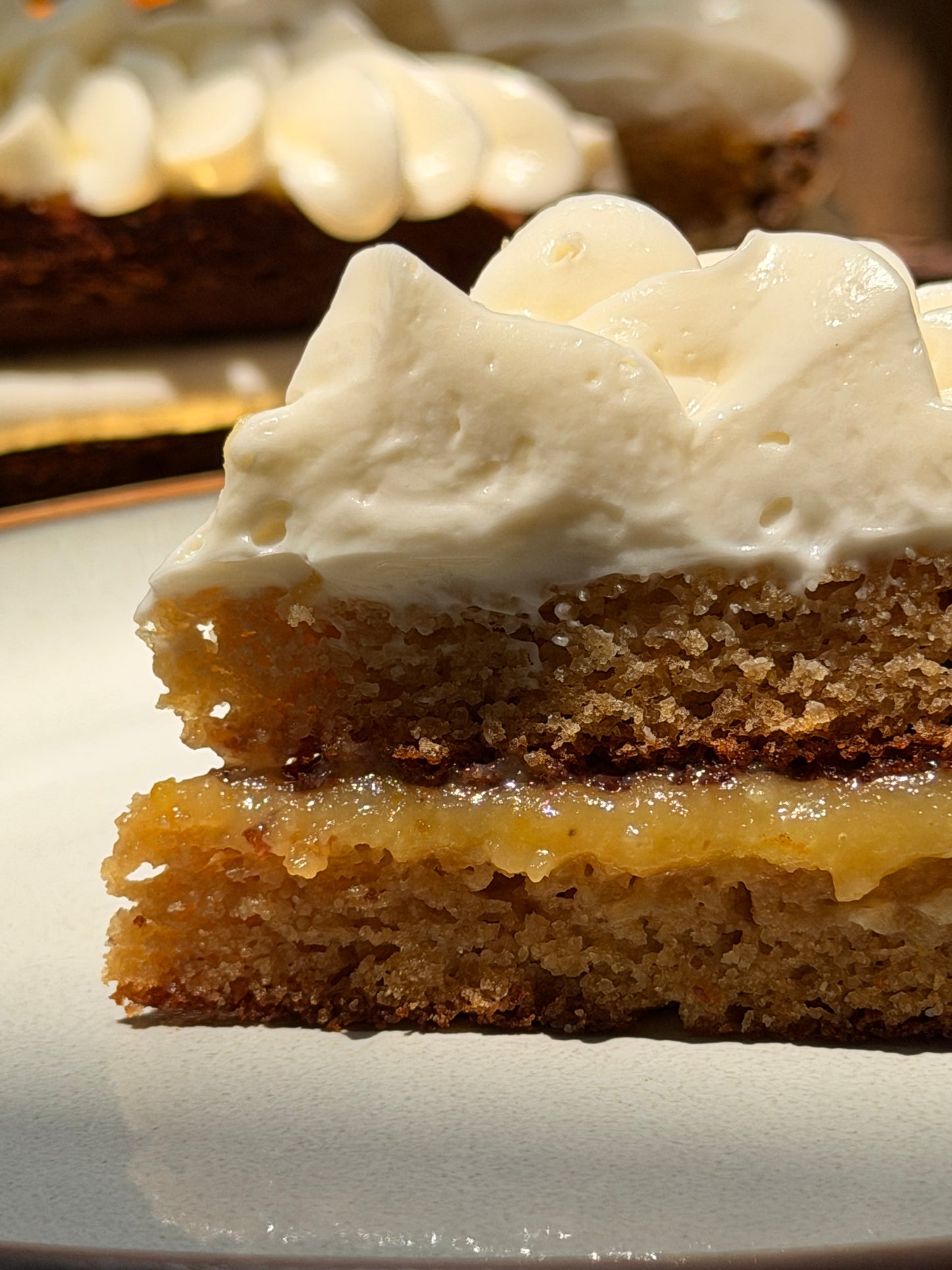 Pastel Naranja con Mantequilla